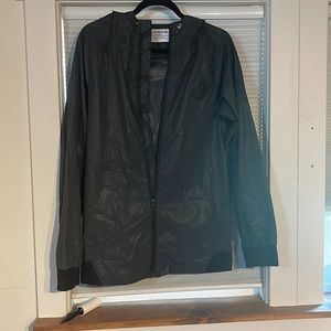 Dutch Bros Reflective Weather Proof Zip up Jacket Black